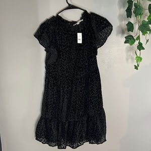 LOFT Animal Print Babydoll dress